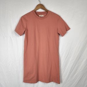 NWOT Madewell Sandwash Pull Over T Shirt Short sleeve Shift Dress XXS xx small